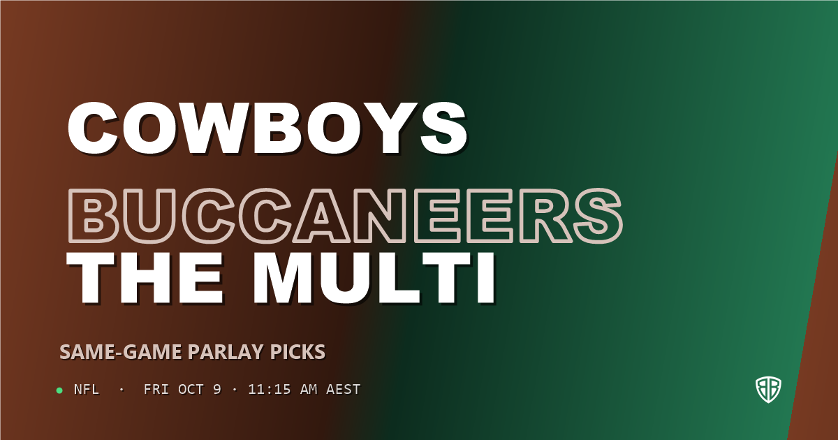 Dallas Cowboys vs Tampa Bay Buccaneers Prediction & Same Game Parlay Picks, October 8, 2026
