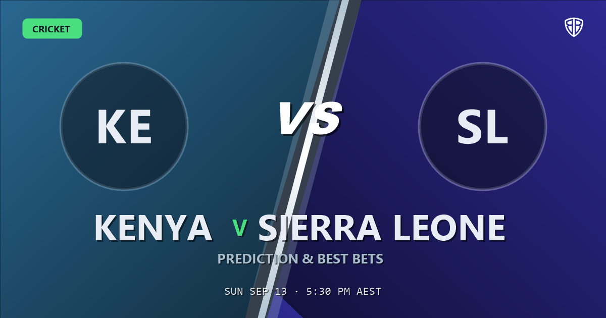 Kenya vs Sierra Leone Prediction & Picks: High-Value Opportunity