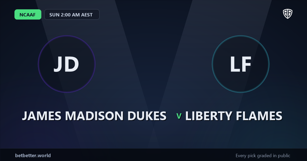 James Madison Dukes vs Liberty Flames Prediction & Picks: Don't Miss These Odds