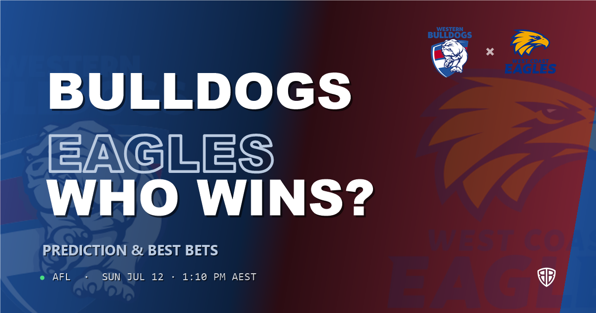 Western Bulldogs vs West Coast Eagles Prediction & Picks: Odds Analysis & Top Props