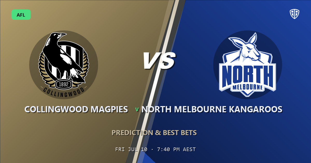 Collingwood Magpies vs North Melbourne Kangaroos Prediction & Picks: Expert Footy Betting Guide