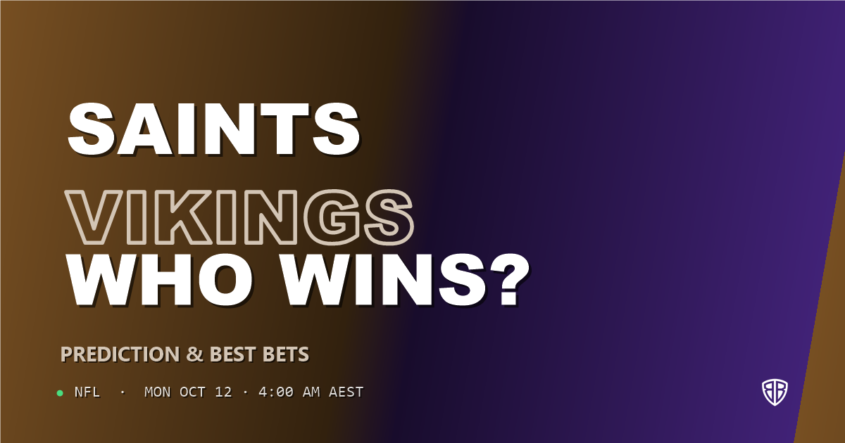 New Orleans Saints vs Minnesota Vikings Prediction & Picks, October 11, 2026