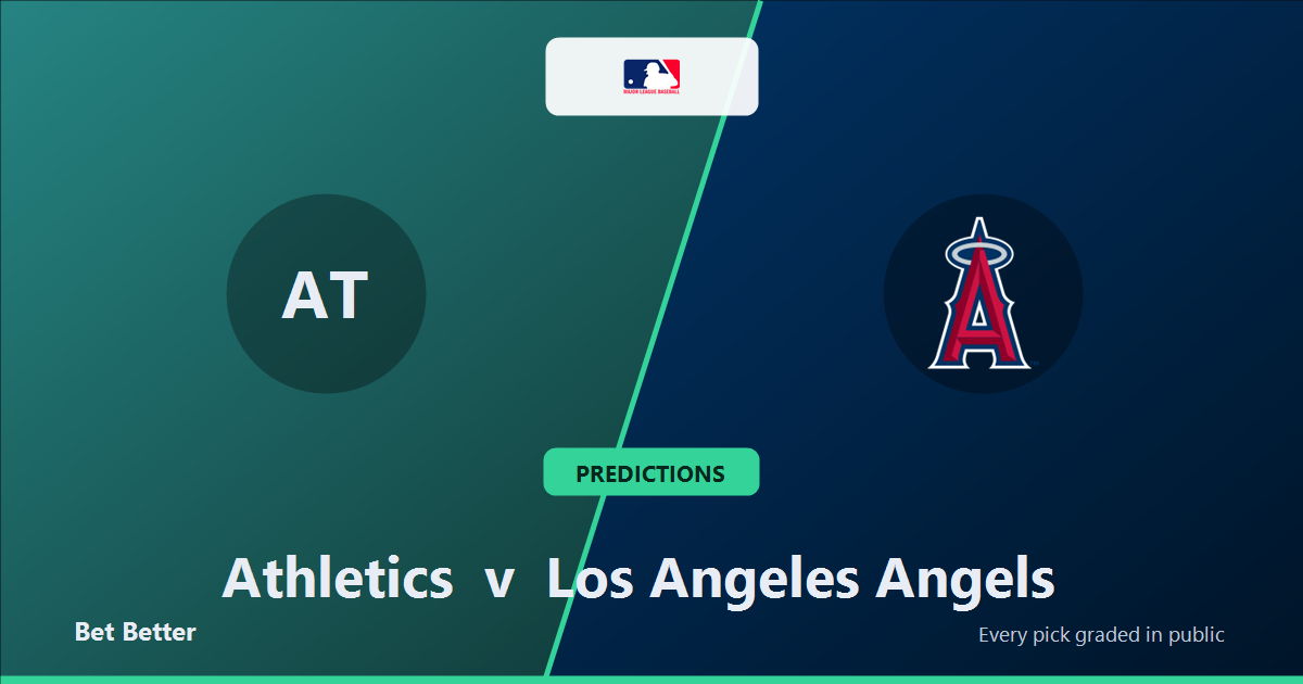 Athletics vs Los Angeles Angels Prediction & Picks (Shea Langeliers Key Factor): Stat-Based Baseball Insights
