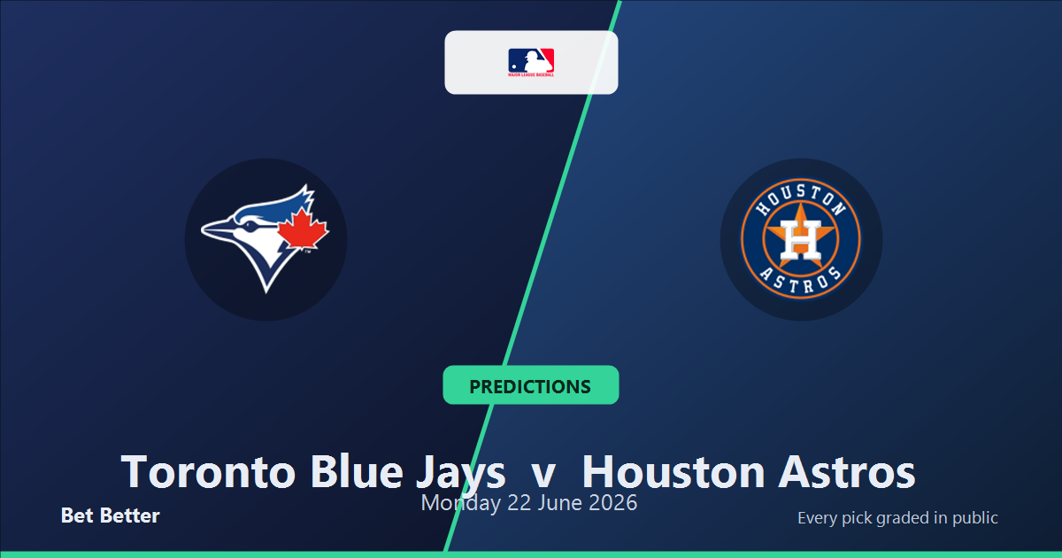Toronto Blue Jays vs Houston Astros Prediction & Picks: Odds Analysis & Top Props