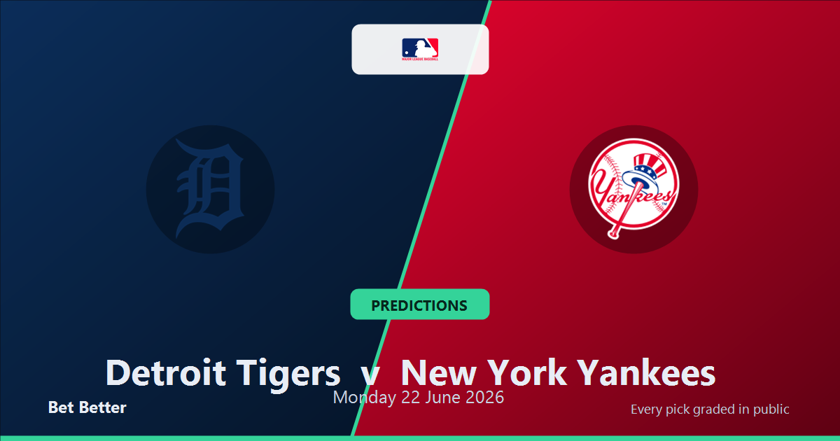 Detroit Tigers vs New York Yankees Prediction & Picks: Expert MLB Betting Guide