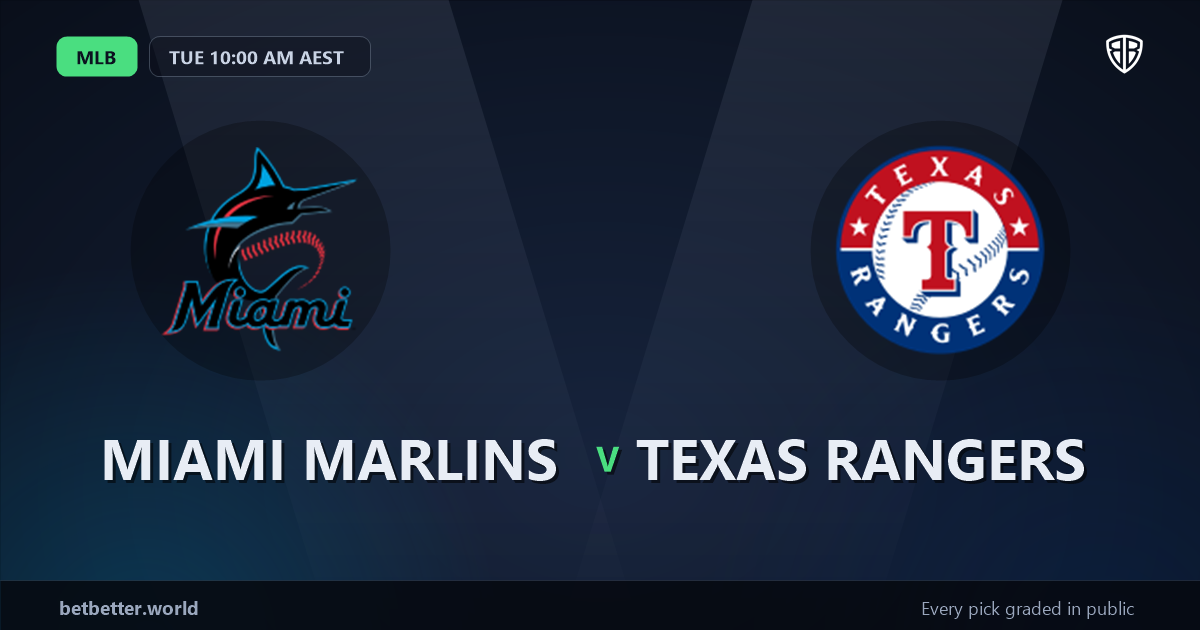 Miami Marlins vs Texas Rangers Prediction & Picks: Expert MLB Betting Guide