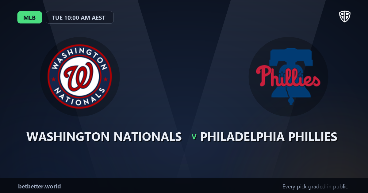 Washington Nationals vs Philadelphia Phillies Prediction & Picks: Stat-Based Baseball Insights