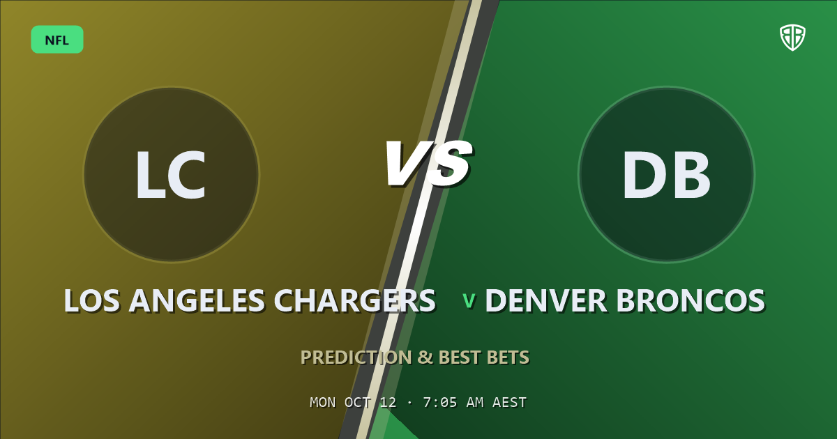 Los Angeles Chargers vs Denver Broncos Prediction & Picks, October 11, 2026