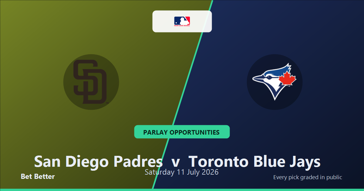 San Diego Padres vs Toronto Blue Jays Prediction & Same Game Parlay picks Key Insights: Smart Baseball Betting Angles
