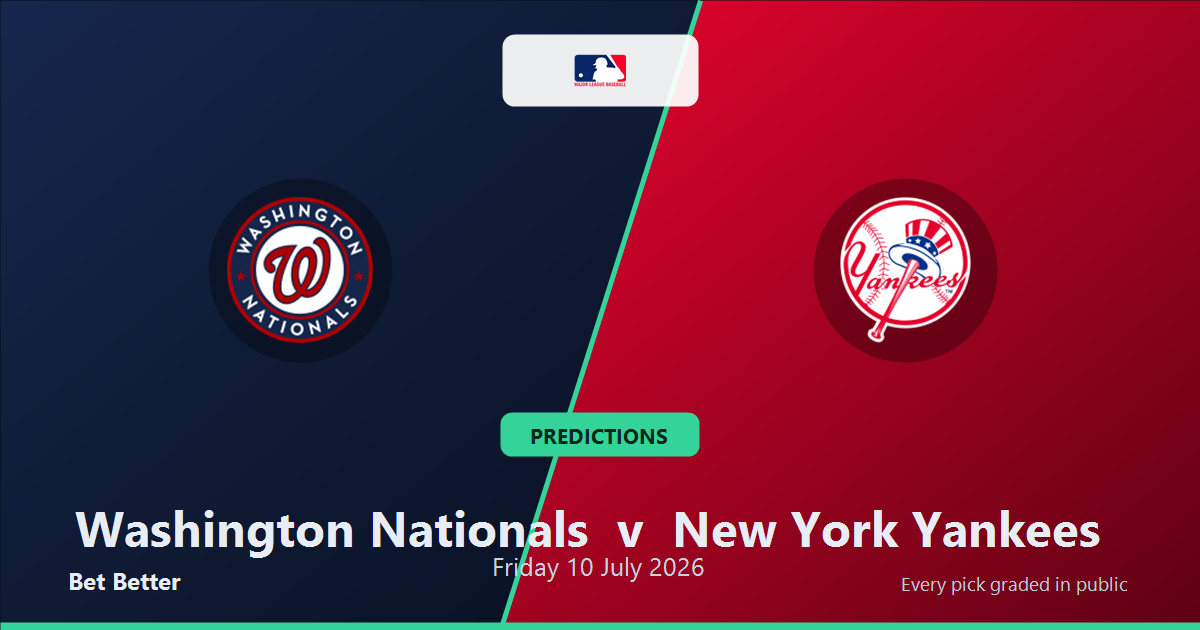 Washington Nationals vs New York Yankees Prediction & Picks (CJ Abrams Key Factor): Odds Analysis & Top Props
