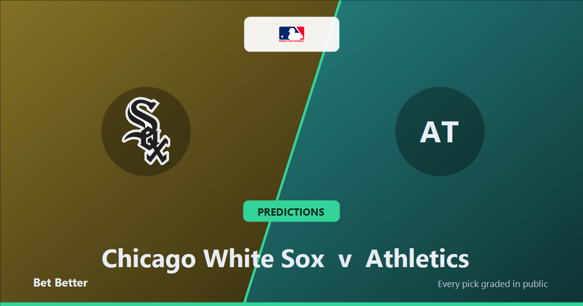 Chicago White Sox vs Athletics Prediction & Picks (Nick Kurtz Key Factor): Winning Game Angles