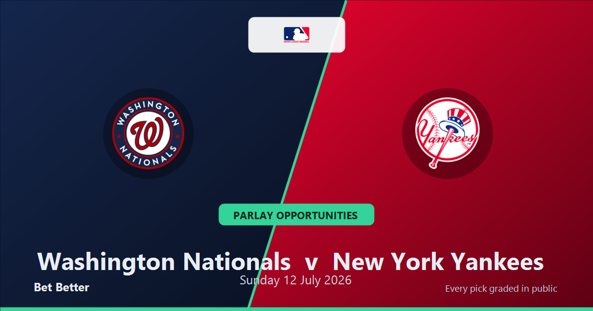 Washington Nationals vs New York Yankees Prediction & Same Game Parlay picks Key Insights: Smart Baseball Betting Angles