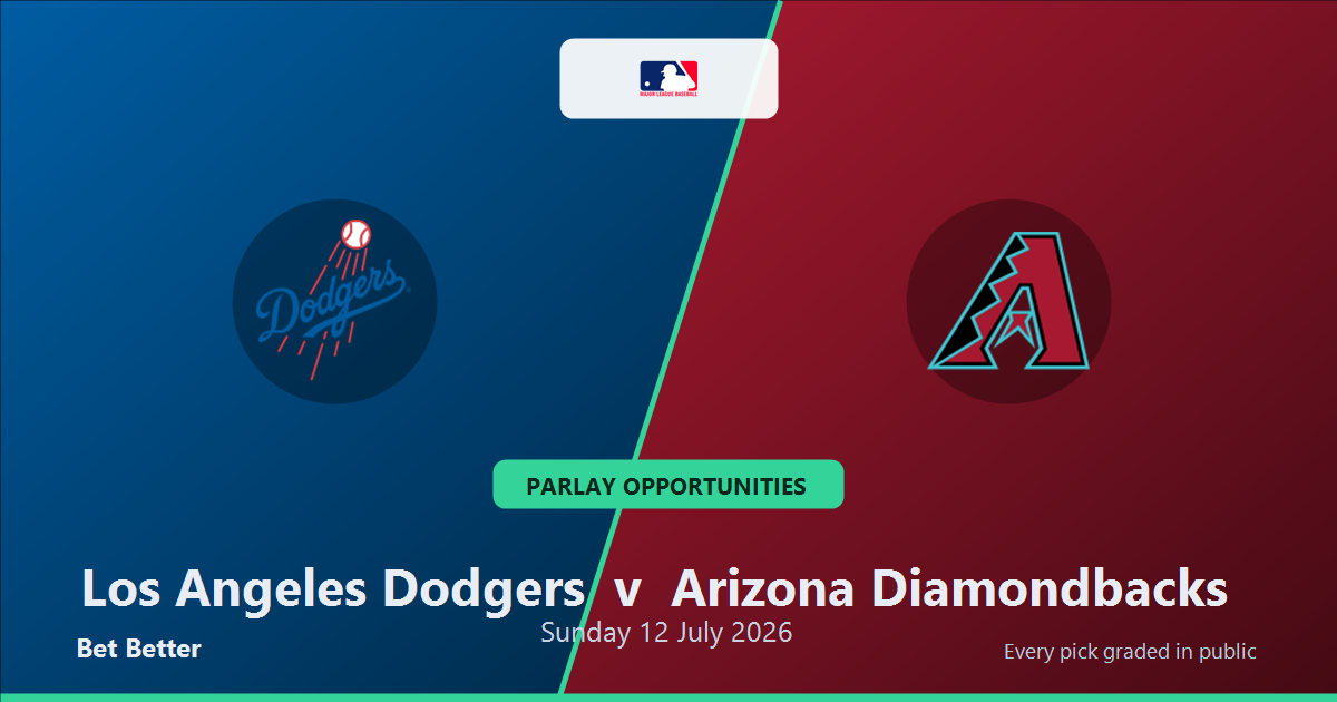 Los Angeles Dodgers vs Arizona Diamondbacks Prediction & Same Game Parlay picks Key Insights: Smart Baseball Betting Angles