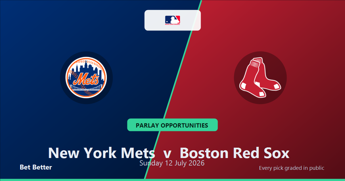 New York Mets vs Boston Red Sox Prediction & Same Game Parlay picks Top SGP: Smart Baseball Betting Angles