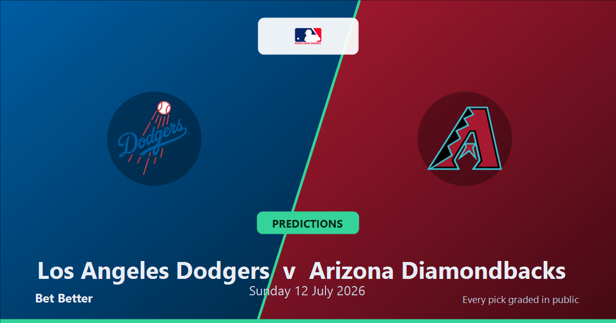 Los Angeles Dodgers vs Arizona Diamondbacks Prediction & Picks: Winning Game Angles