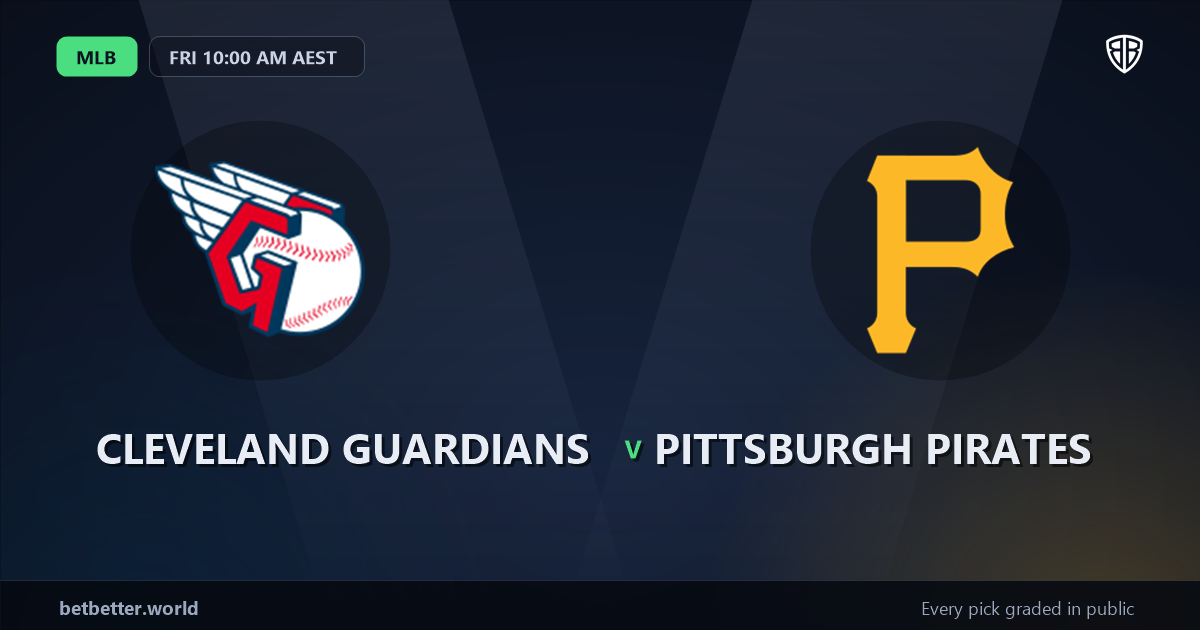 Cleveland Guardians vs Pittsburgh Pirates Prediction & Same Game Parlay picks Top SGP: Smart Baseball Betting Angles
