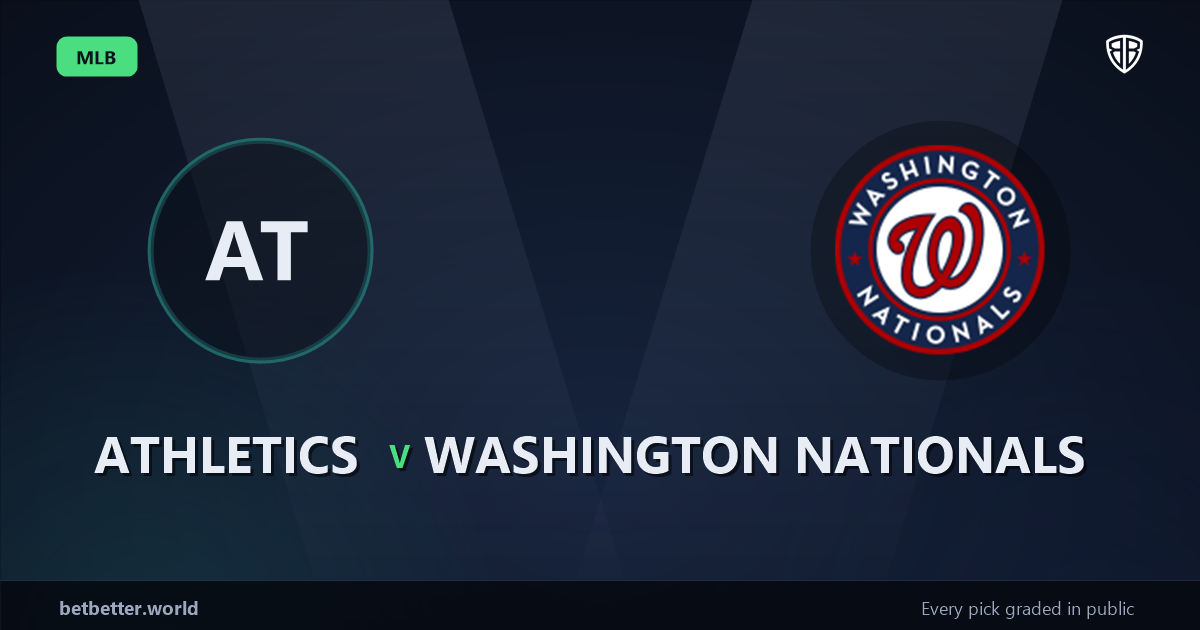Athletics vs Washington Nationals Prediction & Picks (Shea Langeliers Key Factor): Full MLB Breakdown & Bets