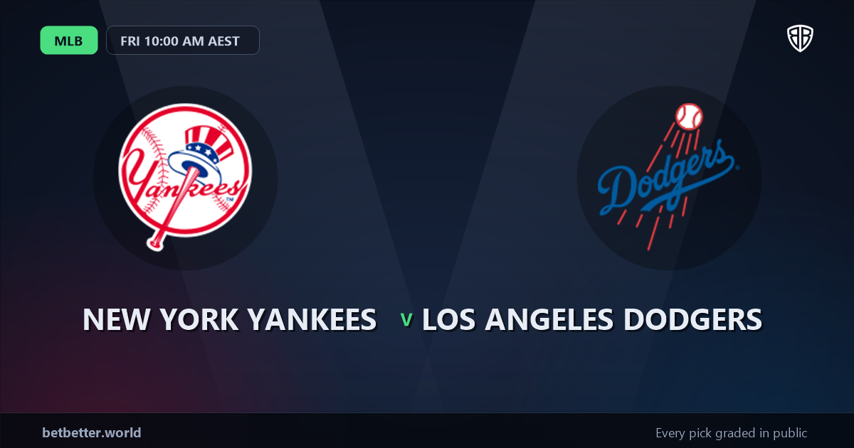 New York Yankees vs Los Angeles Dodgers Prediction & Picks (Shohei Ohtani Key Factor): Winning Game Angles