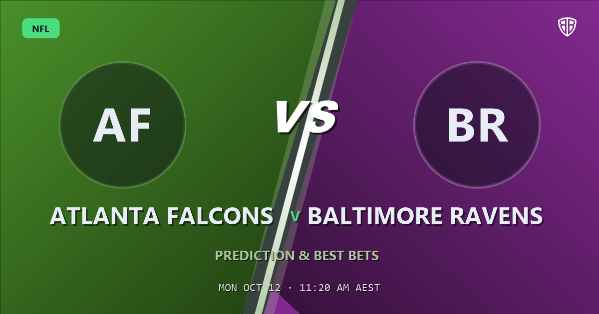 Atlanta Falcons vs Baltimore Ravens Prediction & Picks, October 11, 2026