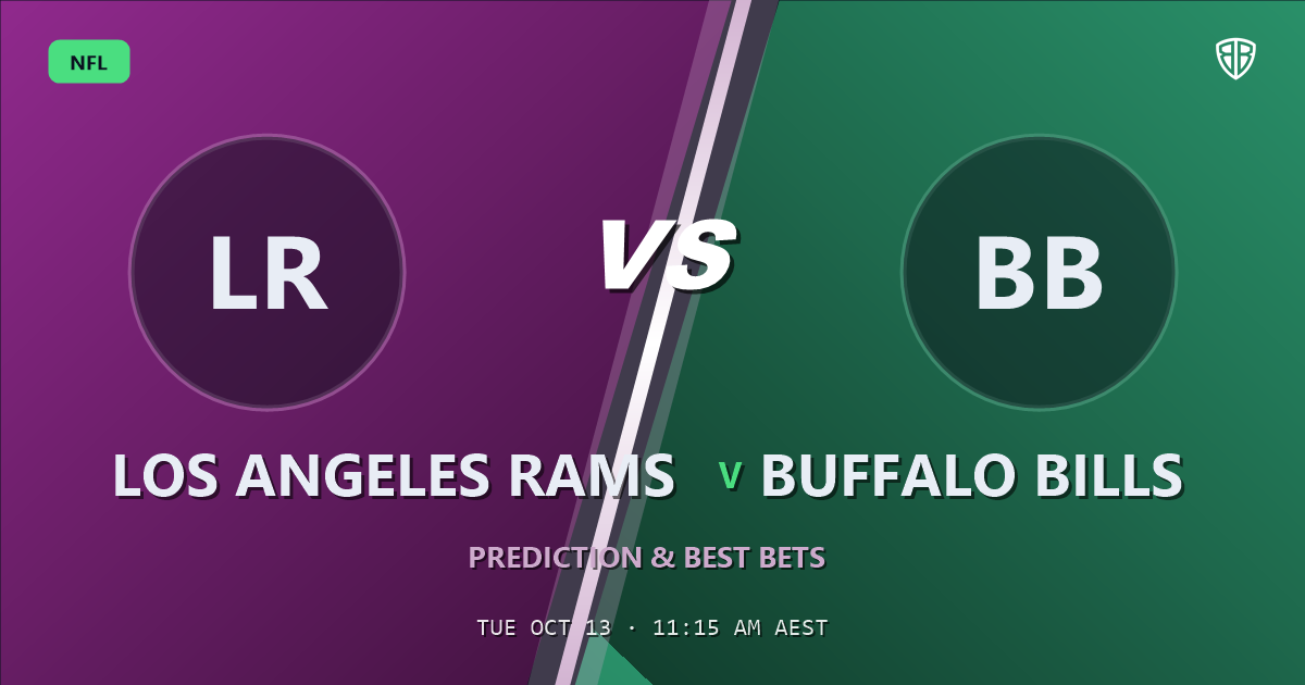 Los Angeles Rams vs Buffalo Bills Prediction & Picks, October 12, 2026