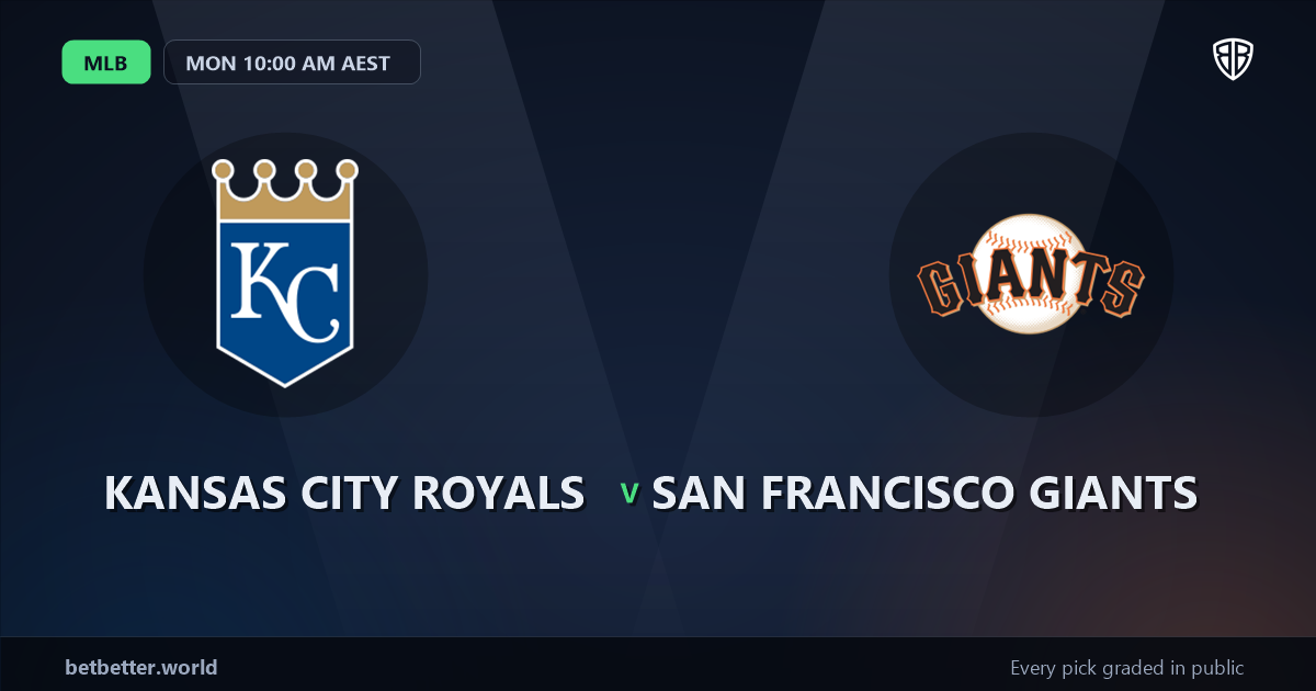 Kansas City Royals vs San Francisco Giants Prediction & Picks: Expert MLB Betting Guide
