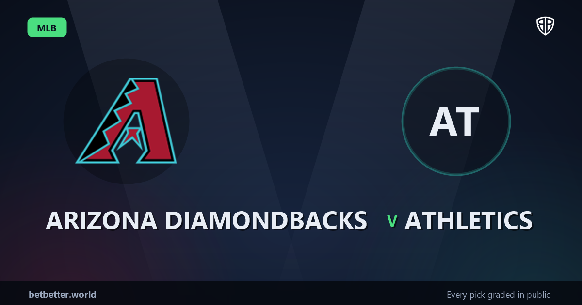 Arizona Diamondbacks vs Athletics Prediction & Picks (Geraldo Perdomo Key Factor): Stat-Based Baseball Insights