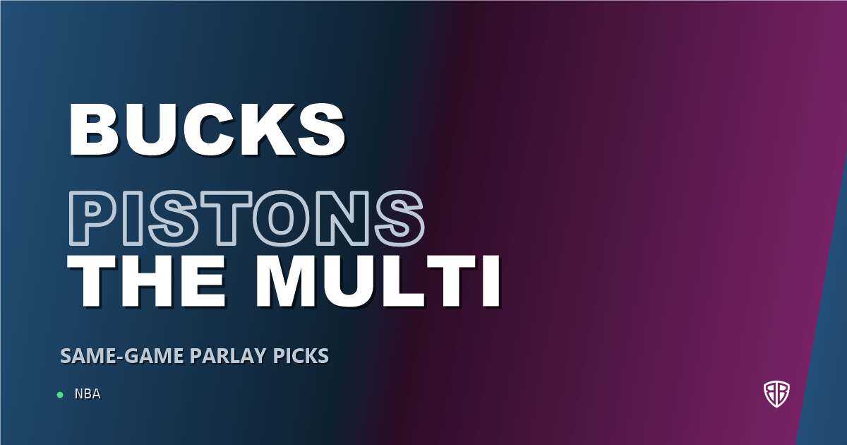Milwaukee Bucks vs Detroit Pistons Prediction & Same Game Parlay picks Key Insights: Analytics Breakdown