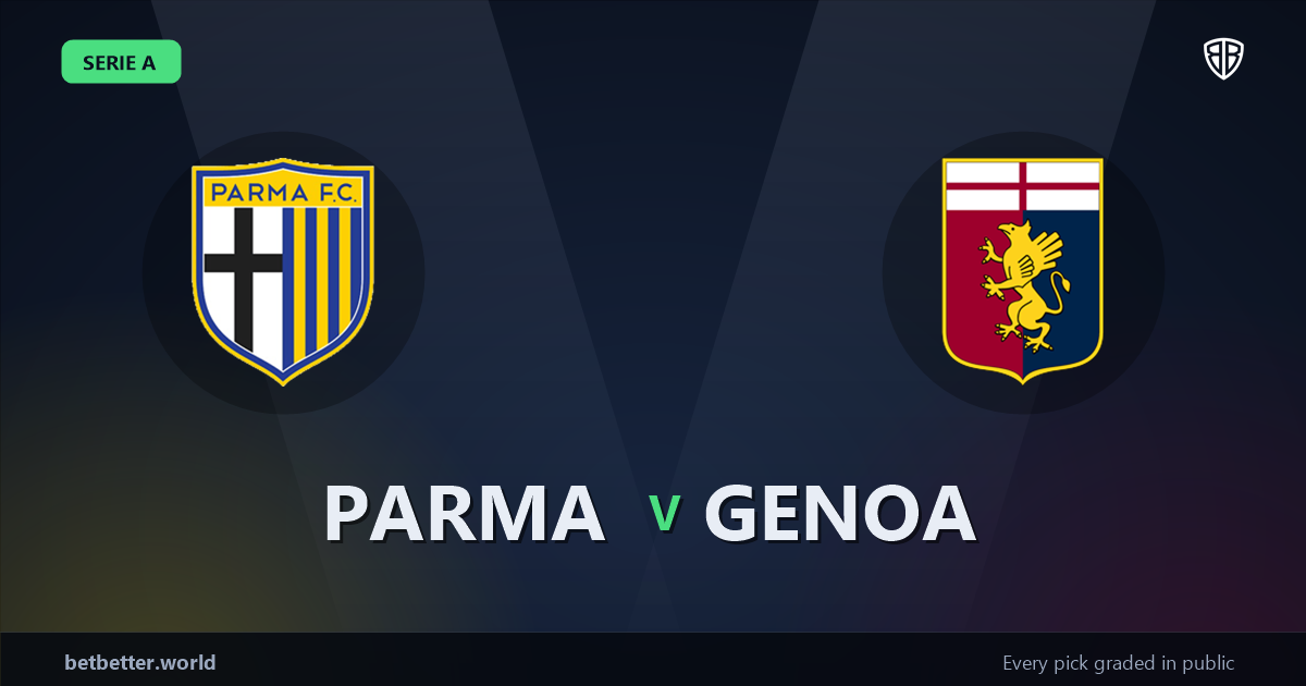 Parma vs Genoa Prediction & Same Game Parlay picks Top SGP: Analytics Breakdown