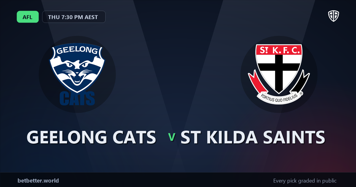 Geelong Cats vs St Kilda Saints Prediction & Same Game Multi picks Top SGM: Analytics Breakdown
