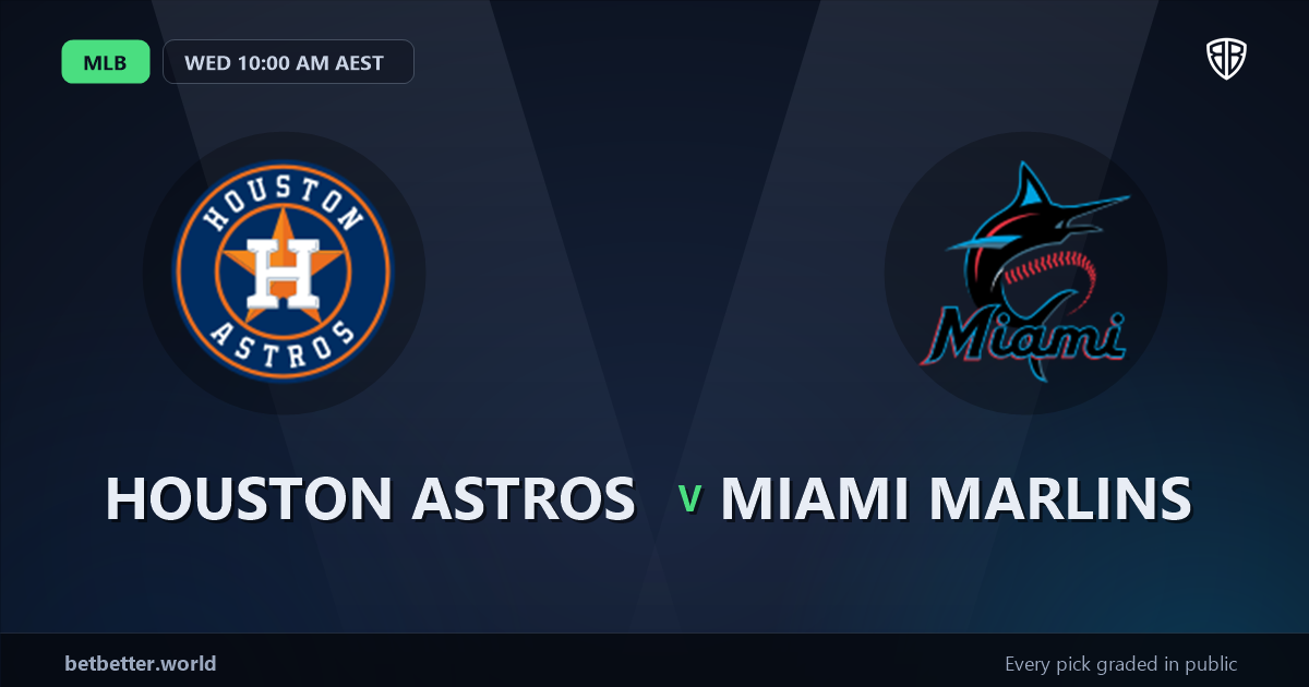 Houston Astros vs Miami Marlins Prediction & Picks (Graham Pauley Key Factor): Expert MLB Betting Guide