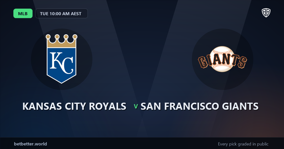 Kansas City Royals vs San Francisco Giants Prediction & Picks (Bryce Eldridge Key Factor): Full MLB Breakdown & Bets