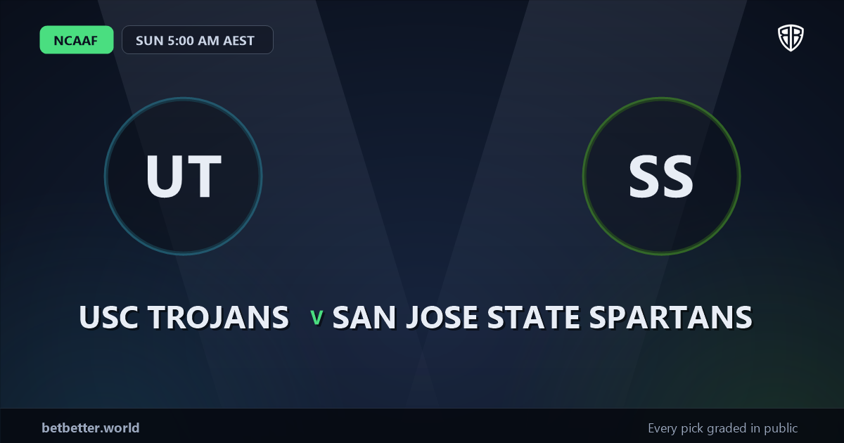 USC Trojans vs San Jose State Spartans Prediction & Picks: Smart Betting Angles
