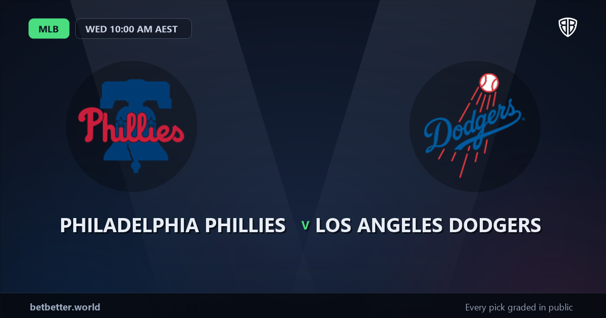 Philadelphia Phillies vs Los Angeles Dodgers Prediction & Picks: Odds Analysis & Top Props