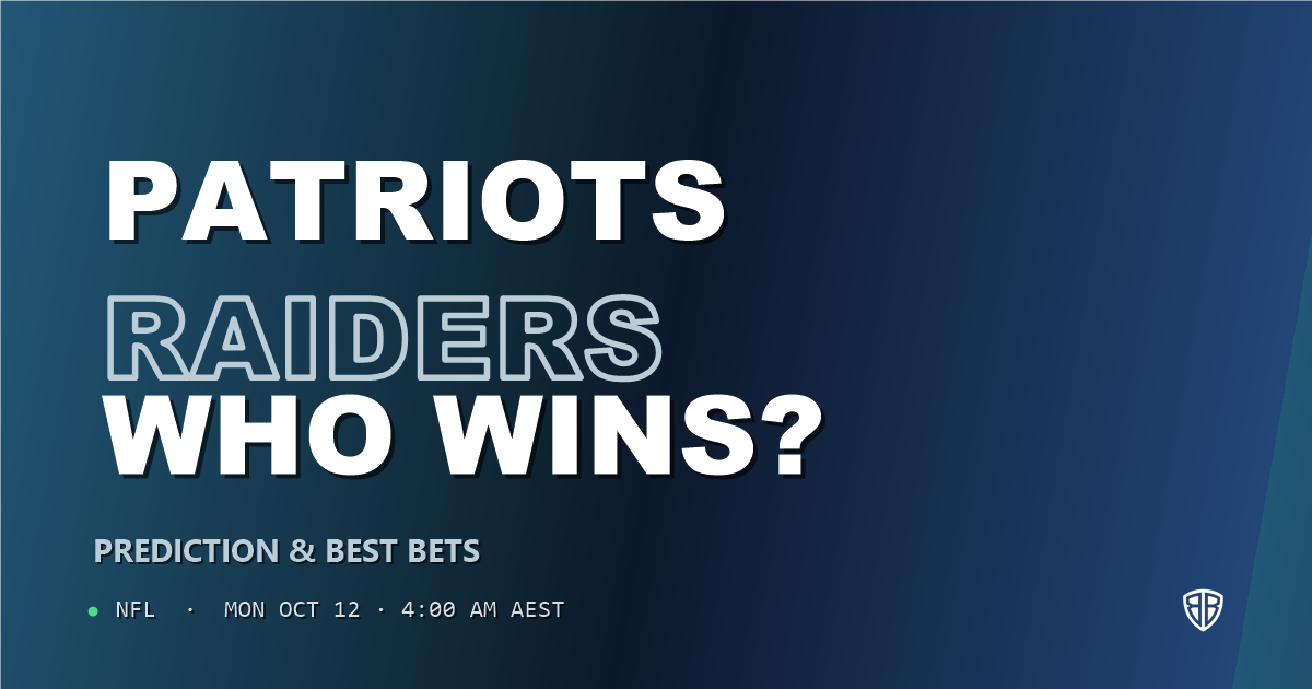 New England Patriots vs Las Vegas Raiders Prediction & Picks, October 11, 2026