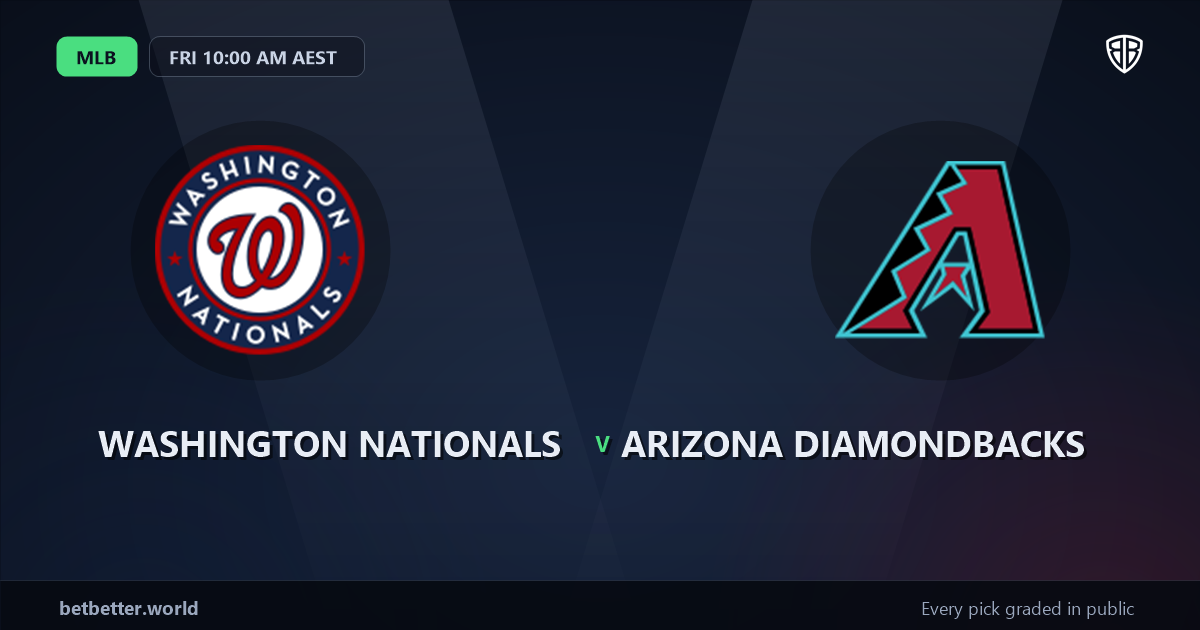 Washington Nationals vs Arizona Diamondbacks Prediction & Picks: Stat-Based Baseball Insights