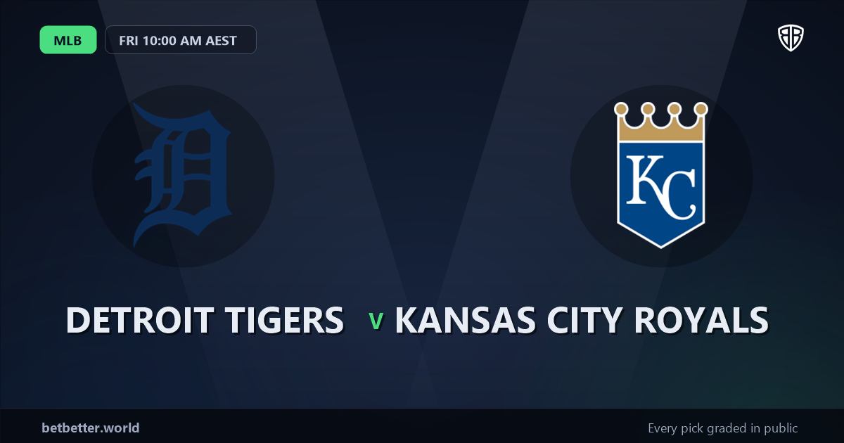 Detroit Tigers vs Kansas City Royals Prediction & Picks: Stat-Based Baseball Insights