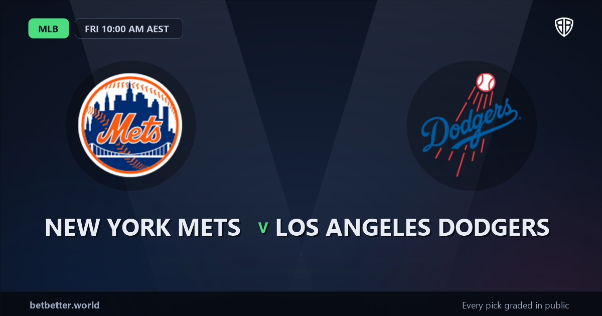 New York Mets vs Los Angeles Dodgers Prediction & Picks: Odds Analysis & Top Props