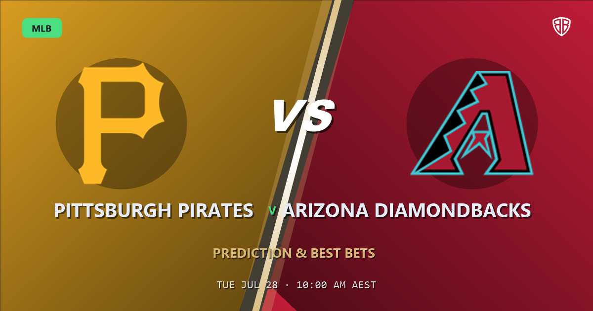 Pittsburgh Pirates vs Arizona Diamondbacks Prediction & Picks: Expert MLB Betting Guide