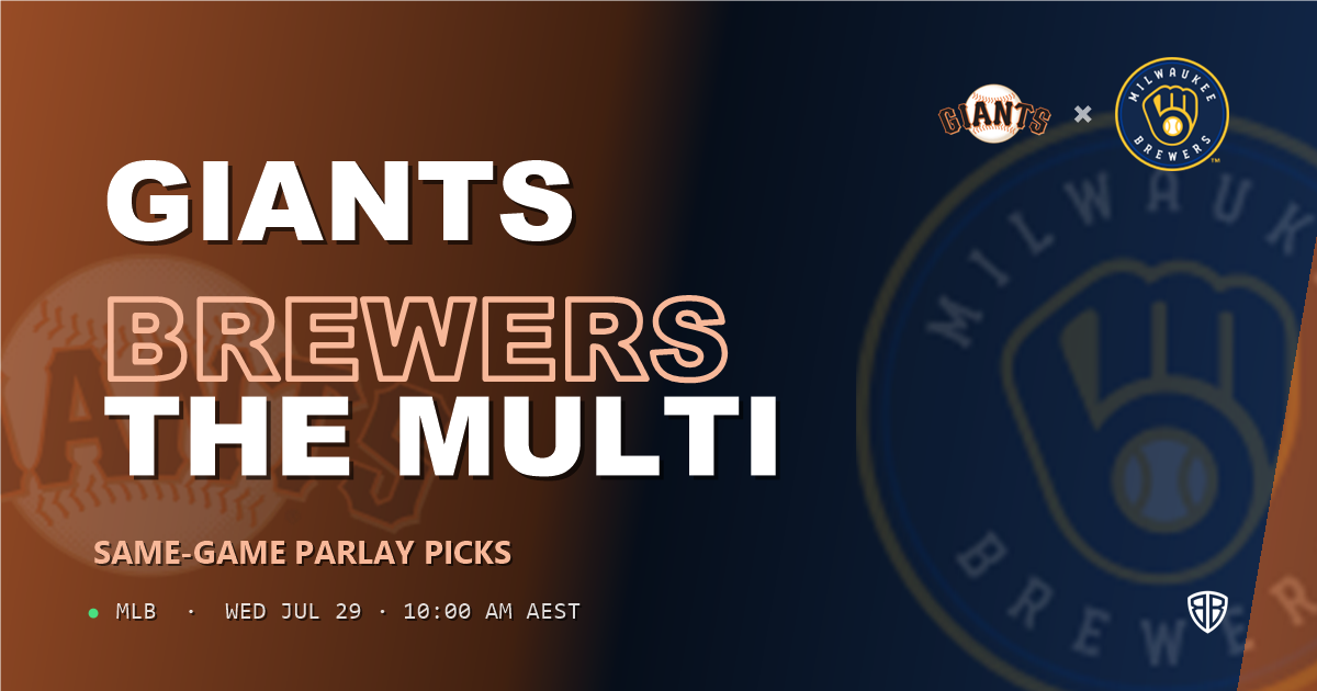 San Francisco Giants vs Milwaukee Brewers Prediction & Same Game Parlay picks Value Parlay: Don't Miss These MLB Odds