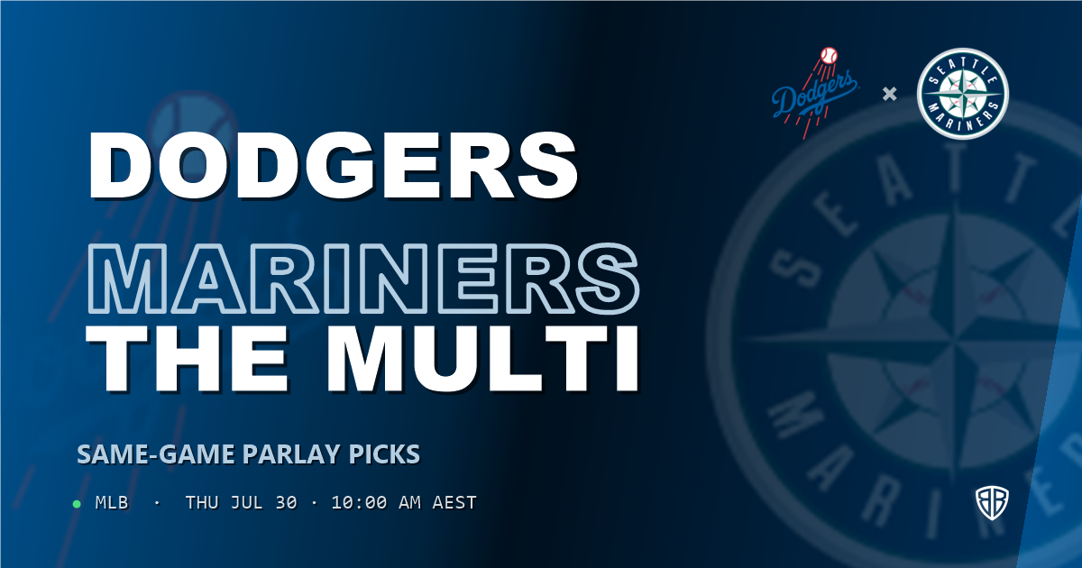 Los Angeles Dodgers vs Seattle Mariners Prediction & Same Game Parlay picks Key Insights: MLB Analytics Breakdown