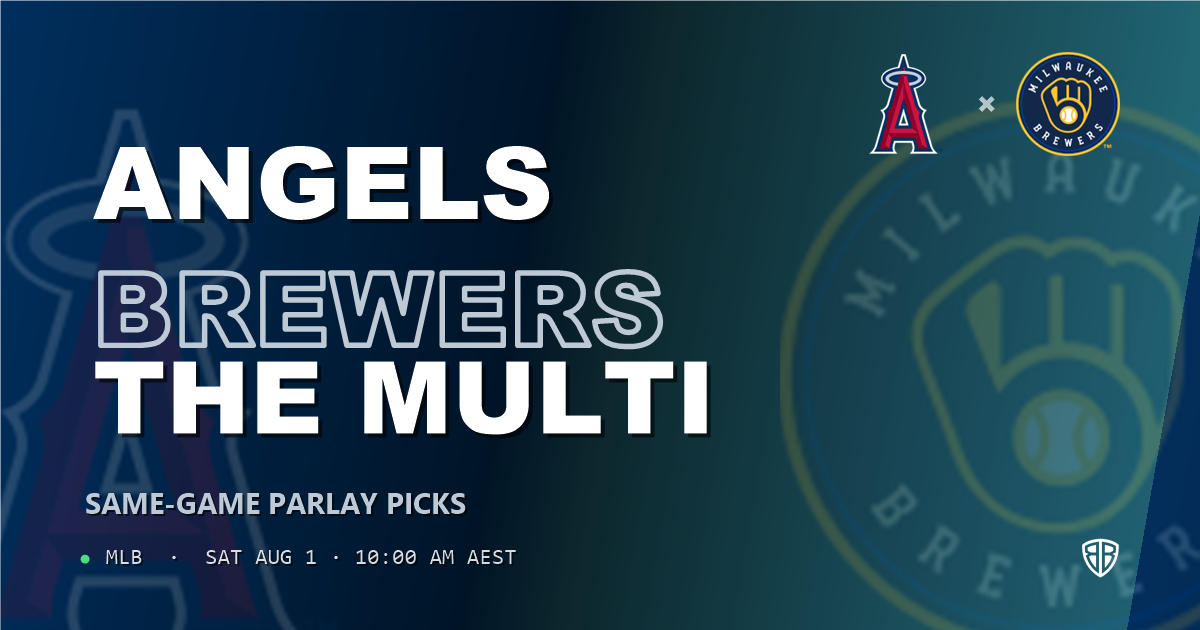 Los Angeles Angels vs Milwaukee Brewers Prediction and Same Game Parlay picks, August 1, 2026