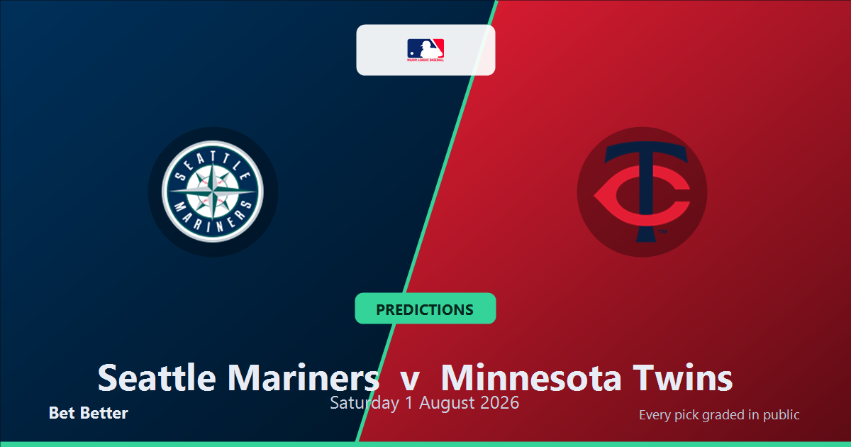 Seattle Mariners vs Minnesota Twins Prediction and Picks, August 1, 2026