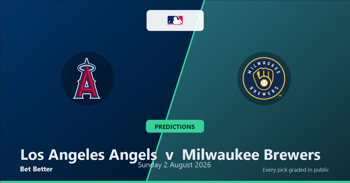 Los Angeles Angels vs Milwaukee Brewers Prediction and Picks, August 1, 2026