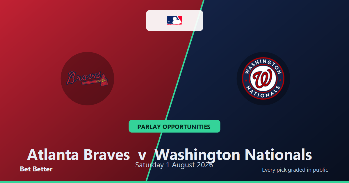 Atlanta Braves vs Washington Nationals Prediction and Same Game Parlay picks, August 2, 2026