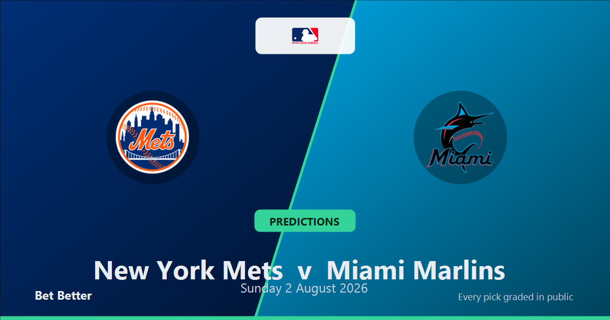 New York Mets vs Miami Marlins Prediction and Picks, August 2, 2026