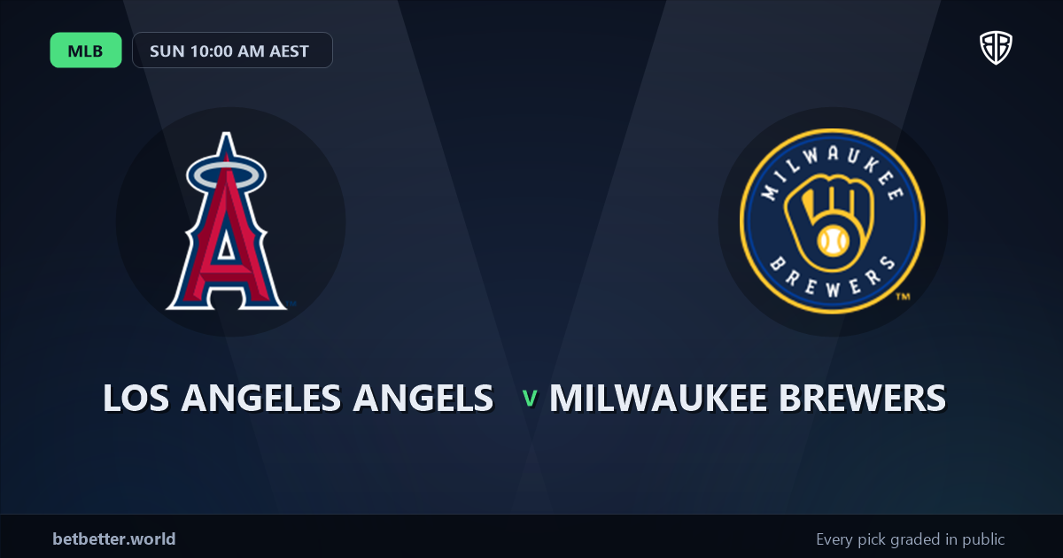 Los Angeles Angels vs Milwaukee Brewers Prediction and Same Game Parlay picks, August 2, 2026