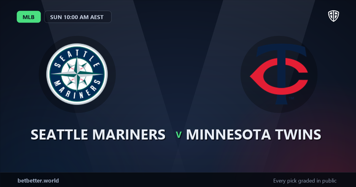 Seattle Mariners vs Minnesota Twins Prediction and Same Game Parlay picks, August 2, 2026