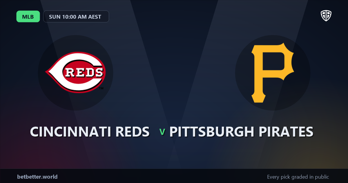 Cincinnati Reds vs Pittsburgh Pirates Prediction and Picks, August 2, 2026
