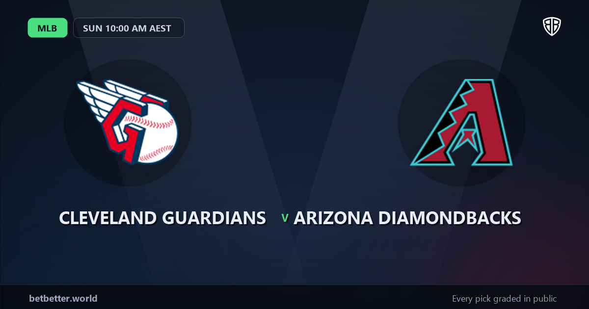 Cleveland Guardians vs Arizona Diamondbacks Prediction and Picks, August 2, 2026