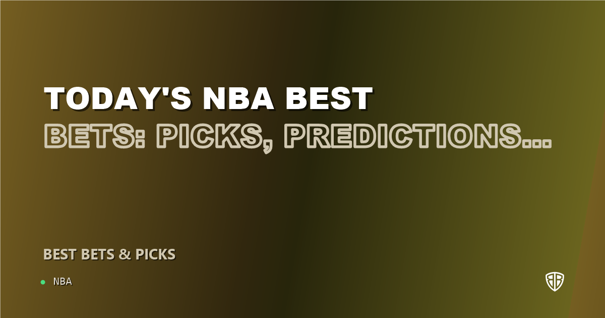 Today's NBA Best Bets: Picks, Predictions and Odds for ALL Games on Monday 11/24